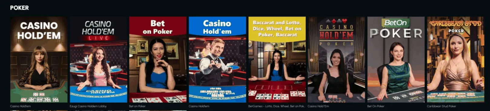 Auswahl an Poker Spiele Poker Spiele Auswahl