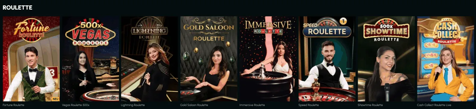 Auswahl an Roulette Spiele Roulette Spiele Auswahl